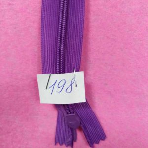 Молния потайная №3 50см ДС-198 фиолетовый, шт