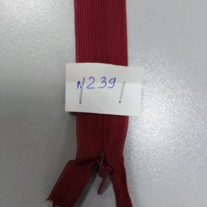 Молния потайная №3 50см ДС-239 малина, шт