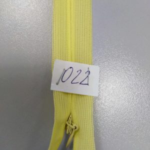 Молния потайная №3 50см ДС-022 св. желтая, шт