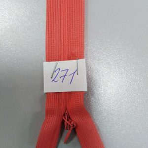 Молния потайная №3 50см ДС-271 коралл, шт