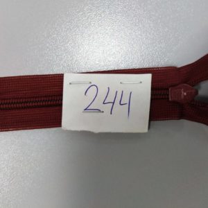 Молния потайная №3 50см ДС-244 терракот темный, шт