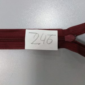 Молния потайная №3 50см ДС-246 терракот темный, шт