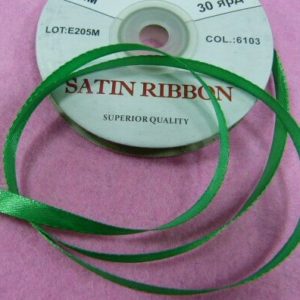 Атласная лента 6мм 30ярд. (6103), рул