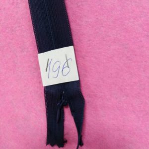 Молния потайная №3 50см Е-196 темно-синий, шт