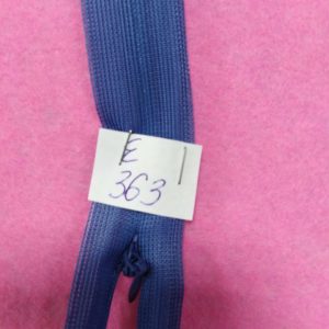 Молния потайная №3 50см Е-363 серо-синий, шт