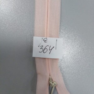Молния потайная №3 50см Е-364 розовый, шт