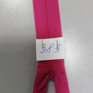 Молния потайная №3 50см Е-383 малина, шт