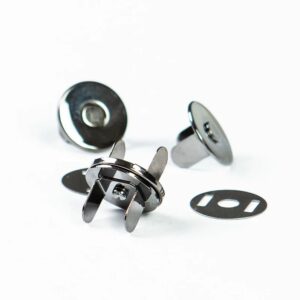 Кнопка магнитная на усиках 14мм (уп. 50шт.) никель, упак